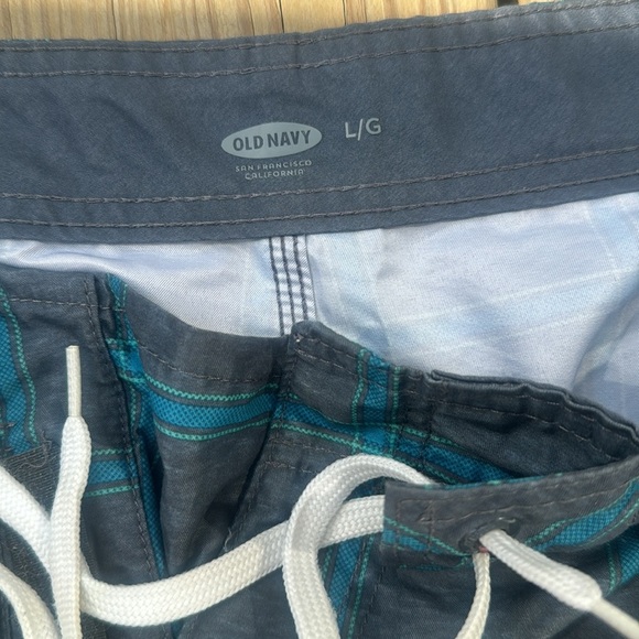 🍍PAIR OF OLD NAVY SWIM TRUNKS🍍sz large🍍K-1 - Picture 2 of 3